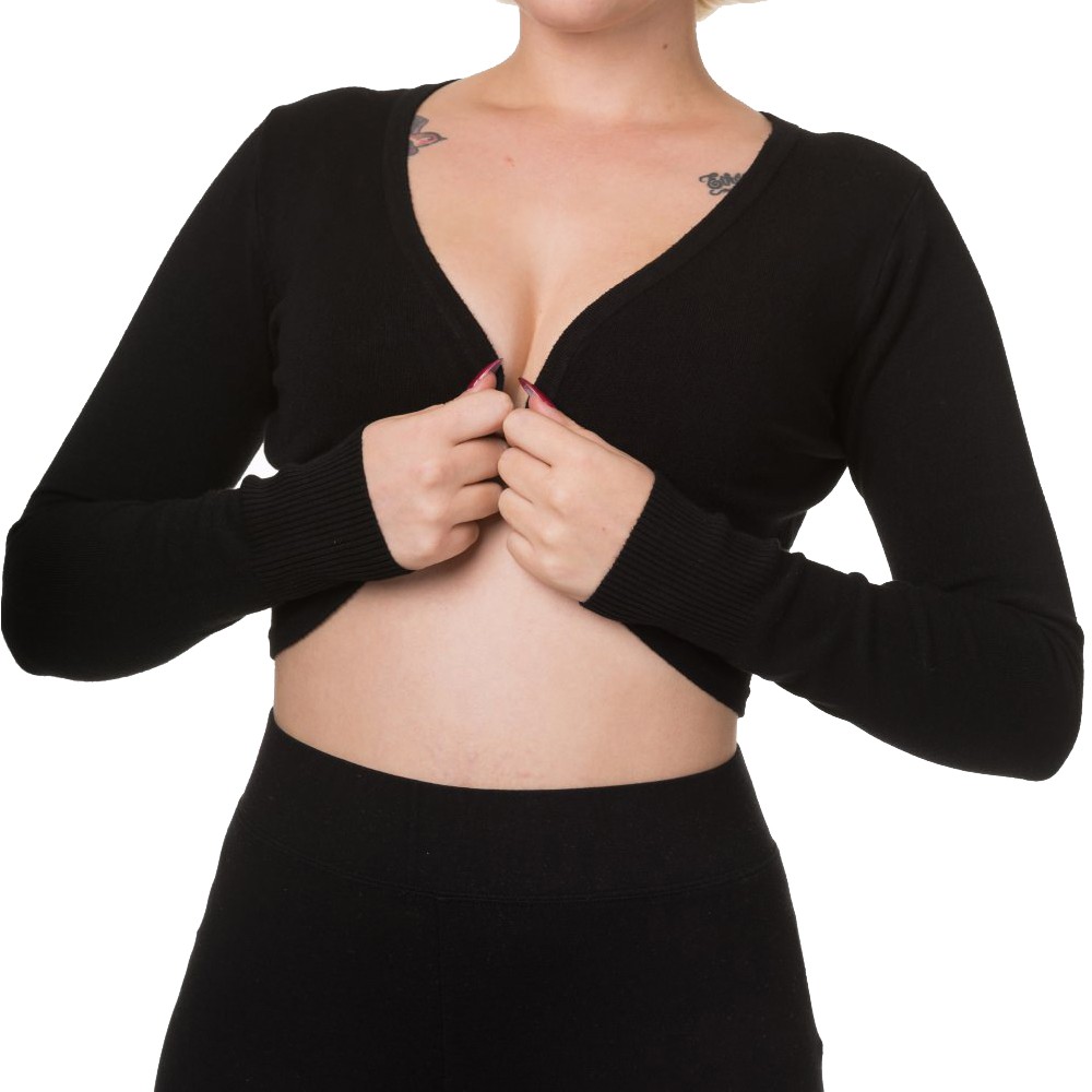 Banned - Flickers Bolero - Black